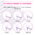 Easy Fan Volume Lashes D Curl Mixed Tray Purple Volume Eyelash Extensions 8-14mm Rapid Blooming Lash Extension Supplies by FADLASH (Purple 0.07-D-Mix