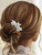 Catery Crystal Bride Wedding Hair Comb Hair Accessories with Rhinestone Bridal Side Combs for Women and Girls (A-SILVER)