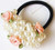4PCS Fashion Women Imitation Pearl Elastic Hair Ties Beaded Hair Band Rope Scrunchie Ponytail Holder Hair Accessories (B#)
