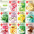 Eba nature 11 pcs Pure Essence Facial Mask Sheet of (11 Types x 1 pcs), Korean Face Mask Sheets for Skincare, Cleansing, Moisturizing, Elasticity