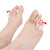 Hoogoo Toe Spacers for Feet Women& Man, Bunion Corrector Pinky Toe Separators, Silicone Small Toe Protector Spreader, Toe Correct Toe Separators for
