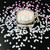 PrettyG 10 Grams/Pack - 3mm Clouds Shape Glitter Sequins - Festival Rave Beauty Makeup Face Body Nail Art Decoration C21R