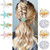 Starfish and Shell Pearl Hair Clips Set - Cute Mermaid Acrylic Alligator Hairpins for Kids Girls