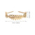 UEETEK Roman Goddess Headband Leaf Bridal Hairband Crown Gold
