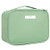 Narwey Cute Makeup Bag Travel Cosmetic Bag Make up Bag, Makeup Organizer Case with Brush Compartments for Women (Mint Green)