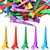 60pcs Mixed Colors Single Prong Hair Clips Metal Duck Bill Hairclips Alligator Curl Clips Styling Sectioning Hairpins for Women Makeup Hair Cutting H