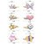 16 Pieces Hair Clips for Girls Hair Barrettes Hair Accessories for Toddler Girls Cute Hair Clips Girls Hair Clips Children Hairpin (Type A)