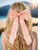 XFYUZR Hair Bows for Women, Hair Ribbon Bows Clip With Long Tail Bowknot Hair Clips for Girls Big Bow Hair Barrettes Black White Pink Tassel Hair Acc