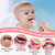 Lonlown 60PCS Baby Tongue Cleaner & 1PCS Finger Toothbrush Infant Mouth Cleaner Newborn Gum Cleaner Disposable Infant Oral Clean Stick Dental Care fo