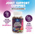 Joint Support Gummies - Glucosamine Plus Vitamin E Nature's Joint Support Supplement for Occasional Discomfort for Back, Knees & Hands - Cartilage &
