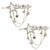 Star Hair Clips, 2pcs Silver Chinese Hair Clips Dangle Tassels For Women Girls