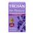 TROJAN Her Pleasure Sensations Condoms, Ribbed Condoms, Spermicidal Lubricated, 12ct
