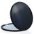 Makeup Pocket Mirror with 10x Magnification Glass Plus Plain Mirror (Black)