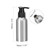 uxcell 4oz/120ml Aluminium Pump Bottle with Black Pump Cap,Empty Refillable Container Travel Bottle for Kitchen and Bathroom 2pcs