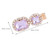Uonlytech Rhinestone Hair Clips 5Pcs Fashionable Hair Fixing Clips Elegant Accessories for Women Girls Daily Party Styling 2.83 Inch