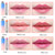 Petansy 3 Colors Jelly Lipstick Set Moisturizing Magic Temperature Color Changing Long Lasting Lip Balm