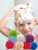 Aquasentials Mini Kid Mesh Bath Puff Sponge (8 Pack)