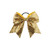 Christmas Cheer Bows Girls Glitter Sequin Bowknot Christmas Ponytail Holder Jumbo Bow BBG84 (B1-Gold Set)