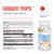 SOLARAY Ginger Trips Travel Aid | Root Extract | Healthy Digestive Support w/Honey, Stevia & Molasses | 60 Chewables