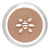 Honeybee Gardens PowderColors, Clean Mineral Eye Shadow in Chai, Matte Pale Creamy Brown, Versatile, Portable, & Skin-Friendly, 2g