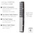 Cricket C20 Professional Stylist All-Purpose Carbon Cutting Hair Comb - Heat-Resistant Hair Combs for Women, Men & Stylists, Ideal for Precision Cutt