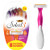 BIC Soleil 3 Colors Women's Disposable 3 Blade Razors, Colorful Handles and Moisture Strip, 10-Pack