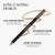 Sorme Natural Definitive Waterproof Eyebrow Pencil 0.04 oz | Smudgeproof Soft Blonde Eye Brow Pencil | Dual Purpose Brow Pencil and Brush Combo | Hig