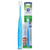 Brilliant Oral Care Baby Toothbrush with Soft Bristles and Round Head, for a Toddler Approved, Easy to Use All-Around Clean Mouth, Ages 0-2 Years, Bl