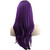 Akstore 28 inch Fashion Wigs Long Wavy Curly Hair Cosplay Wig (Purple)