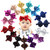 CÉLLOT 15pcs Baby Girl Headbands Sparkly Glitter Sequins 4" Big Hair Bows Ribbon Soft Stretchy Hair Bands for Infant Newborn and Toddlers