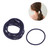 50pcs Nylon Rubber Bands High Elasticity Ponytail Holder Hair Ties Rope for Adults (Blue)