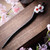 CHOISBEING Handmade Wooden Hair Stick Women Retro 1 Pack Hairpin Flower Decor Hair Chopsticks for Buns Model A