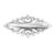 Rosemarie Collections Women's Stunning Antique Style Headpiece Glass Crystal and Simulated Pearl Hair Clip Barrette, 2.25" (Silver Tone)