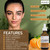 Elastalift Vitamin C Facial Serum For Age Spots, Wrinkles, & Expression Lines. Anti-Aging Face Serum W/Vitamin C & Hyaluronic Acid Brightens Skin To