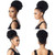 THEMIS HAIR Afro Puff Drawstring Ponytail For Short Natural Hair, High Puff Drawstring Short Ponytail Bun For Black Women, Afro Kinky Curly Ponytail