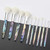 Makeup Brushes Crystal Handle Set, Professional make up brushes Tenmon 10 PCS Crystal Transparent Handle Kabuki Face Powder Foundation Brush Conceale