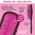 The Knot Dr. hair brush by Conair - Detangling hair brush - Removes Knots and Tangles in wet or dry hair- Black Neon w/Travel Case - Pink