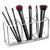 HBlife Clear Makeup Brush Holder Organizer, Acrylic Cosmetic Brushes Storage with 3 Slots, Eyeliners Display Case for Vanity