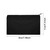 Gejoy 10 Pieces Cosmetic Canvas Pouch Bag Multipurpose Makeup Bag with Zipper Cotton Canvas Travel Toiletry Pouch DIY Craft(S,Black)