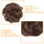 S-noilite Hair Bun Extensions Messy Wavy Curly Dish Donut Scrunchie Hairpiece Accessories Chignons Updo Ponytail Pony Tail Synthetic Hair Extension f