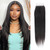 Straight Closure 4X4 Lace Closure Brazilian 10A Virgin Human Hair Lace Closure with Baby Hair Natural Color(14 inch)