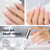 beetles Gel Polish Swirl Nail Art White Gel Liner Nail Polish 1 pcs 7ml Classic White Color Nails Art Paint for Thin French Tip Line Soak off Uv Lamp