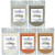 ClearLee Cosmetic Grade Clay Powders Variety Pack - Kaolin, Bentonite, Dead Sea, Moroccan, Rhassoul Clay - 5 Pack - 100% Pure Natural Powder - Great