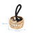 Lurrose Gold Ponytail Cuff Accessory - Punk Gothic Elastic Hair Tie Band with Hair Rope (6 Pcs)
