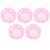 Lurrose Invisible Hair Net - 5pcs Elastic Hair Bun Cover Mesh Net for Ballet Dance & Skating