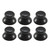 6PCS Plastic Thumb Stick Joystick Caps Grips Covers Thumbsticks Replacement for Xbox 360 Controller Accessories (Black)