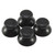 6PCS Plastic Thumb Stick Joystick Caps Grips Covers Thumbsticks Replacement for Xbox 360 Controller Accessories (Black)