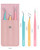 MORGLES Lash Tweezers Fiber Tip, 2 Pcs Curved and Volume Eyelash Tweezers for Lash Extensions with Bag