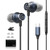 USB C Headphones Wired Earbuds for Samsung, Type C Wired Magnetic in-Ear Earphones with Microphone for Galaxy S23 Ultra S22 S21 iPhone 15 Pro Max Plu