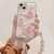 AuroiCCY for iPhone 16 Plus Clear Bling Glitter Case, Cute Bow Butterfly Pearl Aesthetic Girly Transparent Phone Case with Phone Charms Chain Bracele